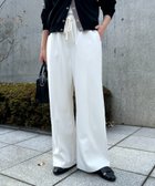 【ジェナ エスパス メルヴェイユ/Jena espace merveilleux】のウールライクイージーパンツ アイボリー|ID: prp329100004692458 ipo3291000000033883424