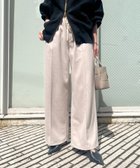 【ジェナ エスパス メルヴェイユ/Jena espace merveilleux】のウールライクイージーパンツ ベージュ|ID: prp329100004692458 ipo3291000000033883427