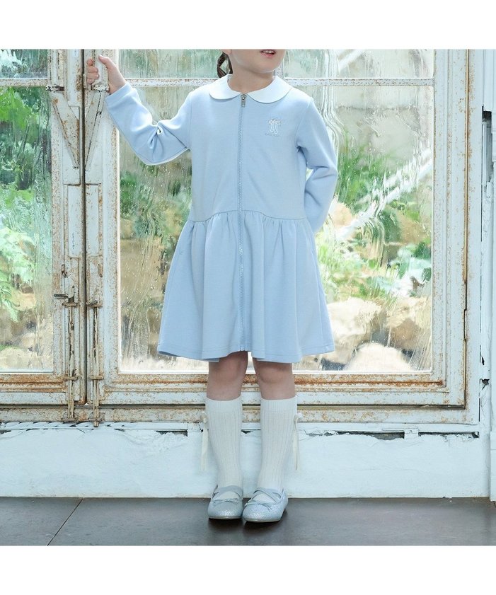 【ナルミヤ オンライン/NARUMIYA ONELINE / KIDS】の【バレエ】前あき衿ワンピース インテリア・キッズ・メンズ・レディースファッション・服の通販 founy(ファニー) https://founy.com/ ファッション Fashion キッズファッション Fashion for Kids ワンピース Dresses おすすめ Recommended / Our Picks バレエ Ballet, Ballet Style フレア Flare, Flared ポケット Pocket, Pocket Detail レギンス Leggings, Stretch Pants A/W・秋冬 Autumn/Winter |ID: prp329100004692499 ipo3291000000034026055