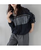【ラジュール/Lajour】のチュールドッキング トラックジャケット ネイビー|ID: prp329100004692501 ipo3291000000033883670
