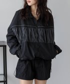 【ラジュール/Lajour】のチュールドッキング トラックジャケット ブラック|ID: prp329100004692501 ipo3291000000033883674