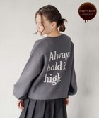【グローバルワーク/GLOBAL WORK / KIDS】のメルティアソートニットプルオーバー/キッズ/137685 チャコールバックロゴ18|ID: prp329100004692507 ipo3291000000034120161