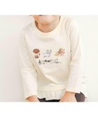 【ベベ オンライン ストア/BEBE ONLINE STORE / KIDS】の【スララク/防汚加工/オーガニックコットン】ときめき女の子長袖Tシャツ(80~130cm) 人気、トレンドファッション・服の通販 founy(ファニー) ファッション Fashion キッズファッション Fashion for Kids アンダー Underwear Essentials イエロー Yellow チェリー Cherry, Cherry Pattern 人気 Popular, Best Seller 猫 Cat, Kitty 長袖 Long Sleeve, Full Sleeve パープル Purple, Violet フリル Frill, Ruffle フレンチ French, French Style フロント Front, Front Design プリント Print, Printed Pattern ボーダー Border, Stripe モチーフ Motif, Design Theme A/W・秋冬 Autumn/Winter 犬 Dog エレガント 上品 Elegant 2025年 2025 2025-2026秋冬・A/W Autumn/Winter 2025–26 AW25–26 thumbnail オフ×犬刺しゅう×裾フリル|ID: prp329100004692526 ipo3291000000033883833