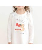 【ベベ オンライン ストア/BEBE ONLINE STORE / KIDS】の【スララク/防汚加工/オーガニックコットン】ときめき女の子長袖Tシャツ(80~130cm) 人気、トレンドファッション・服の通販 founy(ファニー) ファッション Fashion キッズファッション Fashion for Kids アンダー Underwear Essentials イエロー Yellow チェリー Cherry, Cherry Pattern 人気 Popular, Best Seller 猫 Cat, Kitty 長袖 Long Sleeve, Full Sleeve パープル Purple, Violet フリル Frill, Ruffle フレンチ French, French Style フロント Front, Front Design プリント Print, Printed Pattern ボーダー Border, Stripe モチーフ Motif, Design Theme A/W・秋冬 Autumn/Winter 犬 Dog エレガント 上品 Elegant 2025年 2025 2025-2026秋冬・A/W Autumn/Winter 2025–26 AW25–26 thumbnail ホワイト×くまケーキ|ID: prp329100004692526 ipo3291000000033883840