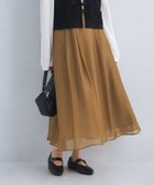 【ユナイテッドアローズ/UNITED ARROWS】のシアー フレア スカート MD.BROWN|ID: prp329100004692543 ipo3291000000033883917