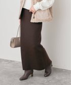 【スピック&スパン/Spick & Span】のミラノリブニットスカート 人気、トレンドファッション・服の通販 founy(ファニー) ファッション Fashion レディースファッション Fashion for Women スカート Skirts ジャケット Jacket, Outerwear スウェット / スエット Sweatshirt, Sweatwear フィット Fit, Slim Fit ミラノリブ Milano Rib, Milano Stitch エレガント 上品 Elegant 定番 Standard, Basic Item thumbnail ブラウン|ID: prp329100004692549 ipo3291000000033883937