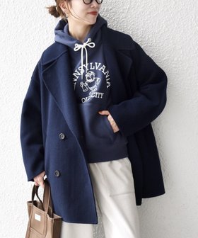 【シップス フォー ウィメン/SHIPS】 SHIPS any リバー ダブル テーラード ミドル コート人気、トレンドファッション・服の通販 founy(ファニー) ファッション Fashion レディースファッション Fashion for Women アウター Coat / Outerwear Collection コート・ロングコート・ピーコート Long Coats, Peacoats & More 2025年 2025 2025-2026秋冬・A/W Autumn/Winter 2025–26 AW25–26 おすすめ Recommended / Our Picks ショルダー Shoulder, Shoulder Strap シンプル Simple, Minimal スウェット / スエット Sweatshirt, Sweatwear ダブル Double, Double-Breasted テーラード Tailored, Tailored Fit ドロップ Drop Shoulder, Dropped Style ビッグ Big, Oversized ミドル Middle Length, Mid Height ルーズ Loose, Oversized ビジネス 仕事 通勤 Business / Work / Commuting |ID:prp329100004692567