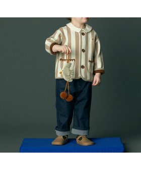 【モイモルン/moimoln / KIDS】のスカッチカーディガン 人気、トレンドファッション・服の通販 founy(ファニー) ファッション Fashion キッズファッション Fashion for Kids カーディガン Cardigan, Knitwear ストライプ Stripe, Striped Pattern ポケット Pocket, Pocket Detail |ID:prp329100004692572