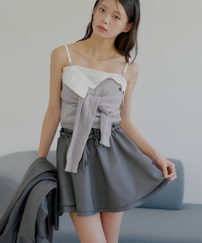 【パルグループ/PAL GROUP】の【Chico】フリルティアードレイヤードスカパン インテリア・キッズ・メンズ・レディースファッション・服の通販 founy(ファニー) https://founy.com/ ファッション Fashion レディースファッション Fashion for Women おすすめ Recommended / Our Picks インナー Innerwear ウエスタン Western Style コンパクト Compact, Small Size ショート Short, Short Length セットアップ Set-Up, Coordinated Outfit フリル Frill, Ruffle リボン Ribbon, Bow |ID: prp329100004692599 ipo3291000000033884187