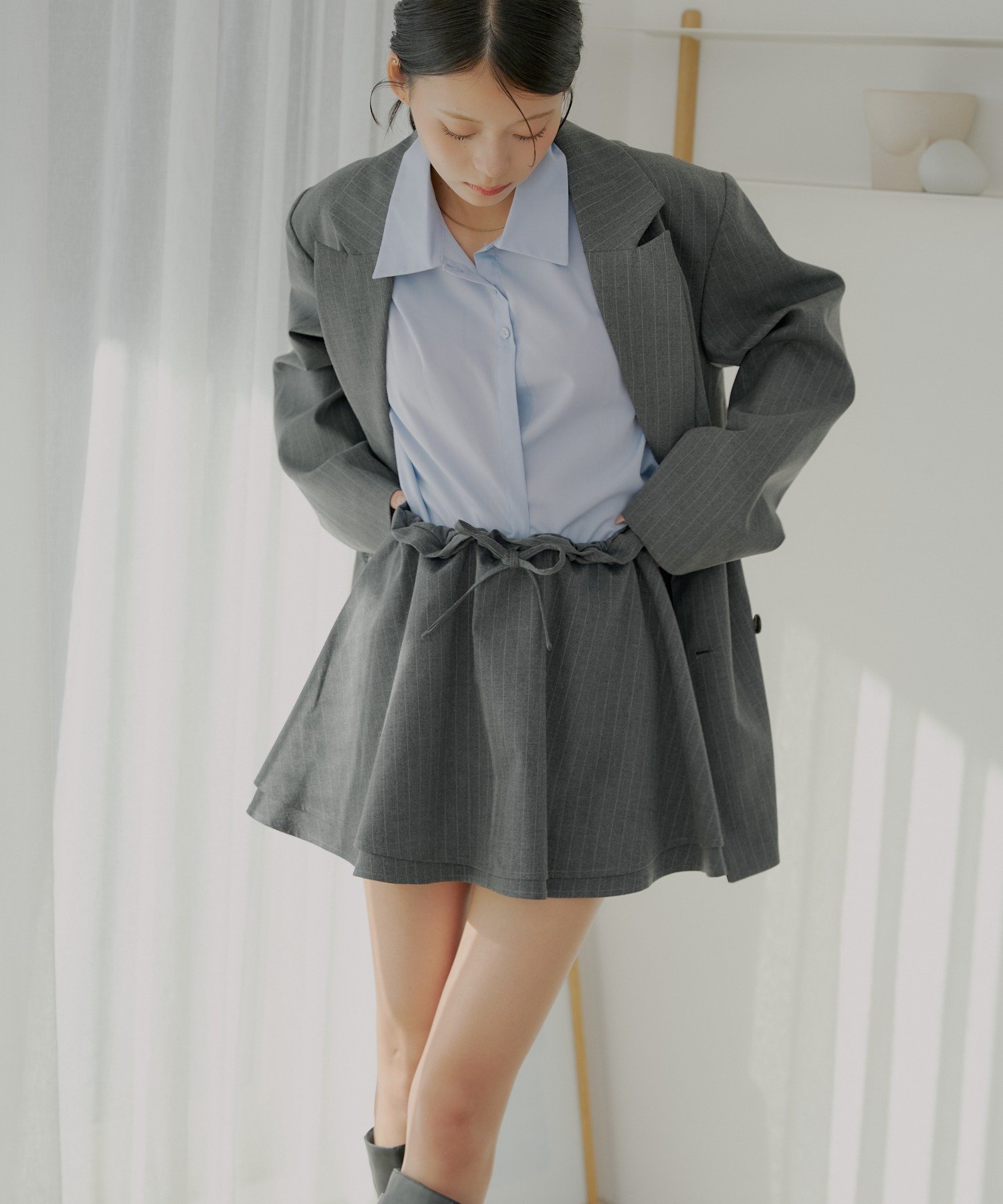 【パルグループ/PAL GROUP】の【Chico】フリルティアードレイヤードスカパン インテリア・キッズ・メンズ・レディースファッション・服の通販 founy(ファニー) 　ファッション　Fashion　レディースファッション　Fashion for Women　おすすめ　Recommended / Our Picks　インナー　Innerwear　ウエスタン　Western Style　コンパクト　Compact, Small Size　ショート　Short, Short Length　セットアップ　Set-Up, Coordinated Outfit　フリル　Frill, Ruffle　リボン　Ribbon, Bow　グレーその他2|ID: prp329100004692599 ipo3291000000033884190