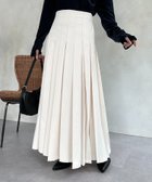 【ゼヴォン/Thevon】のダブルプリーツロングスカート 人気、トレンドファッション・服の通販 founy(ファニー) ファッション Fashion レディースファッション Fashion for Women スカート Skirts ロングスカート Long Skirts / Maxi & Midi Skirts 2025年 2025 2025-2026秋冬・A/W Autumn/Winter 2025–26 AW25–26 おすすめ Recommended / Our Picks アクセサリー Fashion Accessories エレガント 上品 Elegant ダブル Double, Double-Breasted プリーツ Pleats, Pleated リラックス Relax, Relaxed Fit ロング Long, Long-Length thumbnail エクリュ|ID: prp329100004692682 ipo3291000000033884552