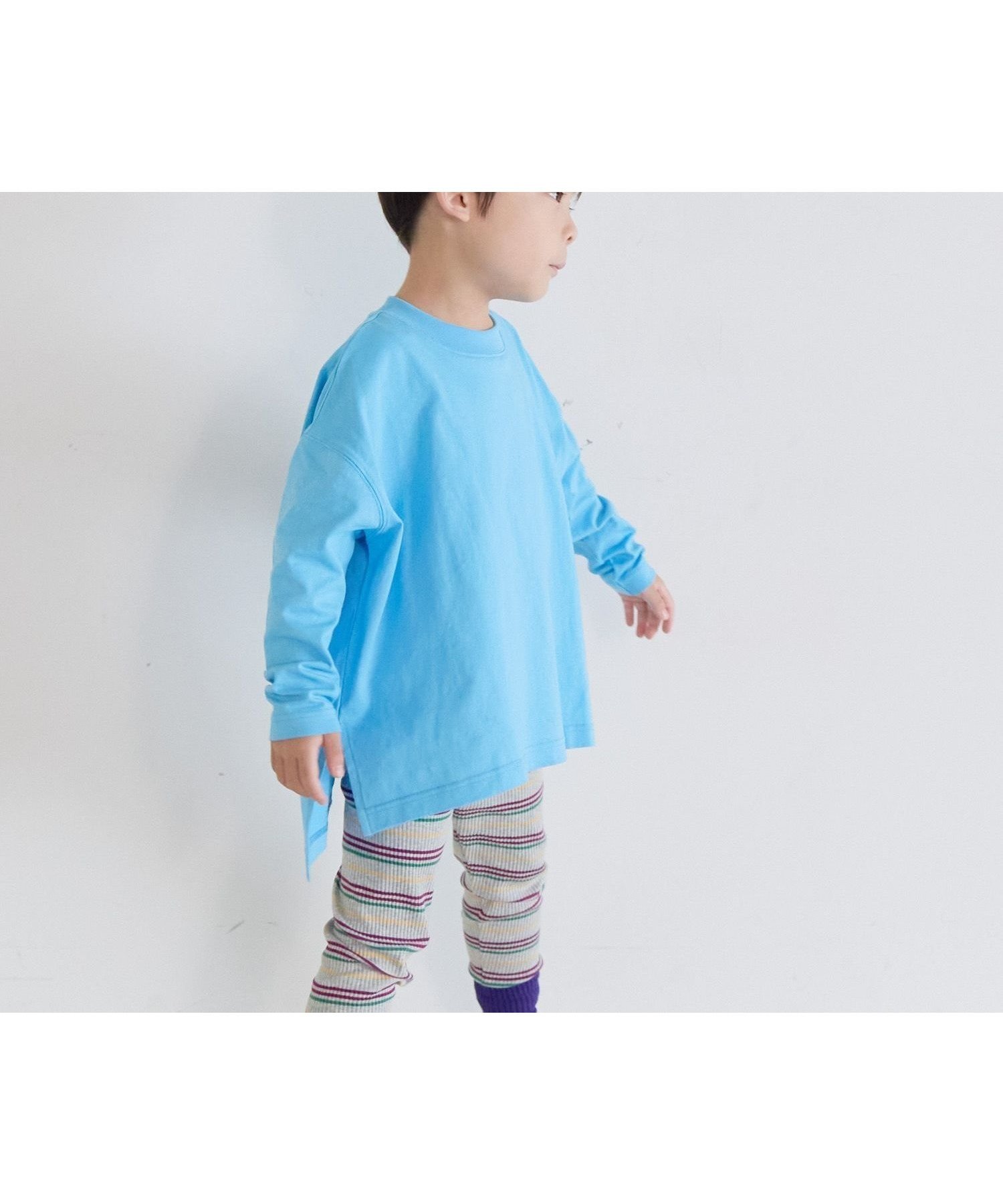【ローリーズファーム/LOWRYS FARM / KIDS】のUSAベーシックTLS インテリア・キッズ・メンズ・レディースファッション・服の通販 founy(ファニー) 　ファッション　Fashion　キッズファッション　Fashion for Kids　ベーシック　Basic, Essential　定番　Standard, Basic Item　ブルー|ID: prp329100004692697 ipo3291000000034119569