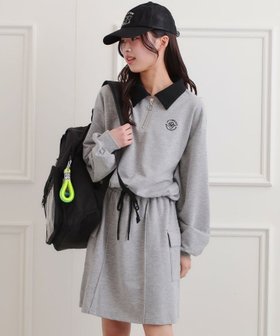 【ピンク ラテ/PINK-latte / KIDS】の【セットアップ】ハーフジップ+カーゴスカート 人気、トレンドファッション・服の通販 founy(ファニー) ファッション Fashion キッズファッション Fashion for Kids ガーリー Girly, Feminine Style シンプル Simple, Minimal スマート Smart, Elegant セットアップ Set-Up, Coordinated Outfit ポケット Pocket, Pocket Detail リラックス Relax, Relaxed Fit 楽ちん Easy Fit, Comfortable ワンポイント One Point, Statement Accent 再入荷 Restock / Back in Stock おすすめ Recommended / Our Picks 旅行 Travel |ID:prp329100004692728