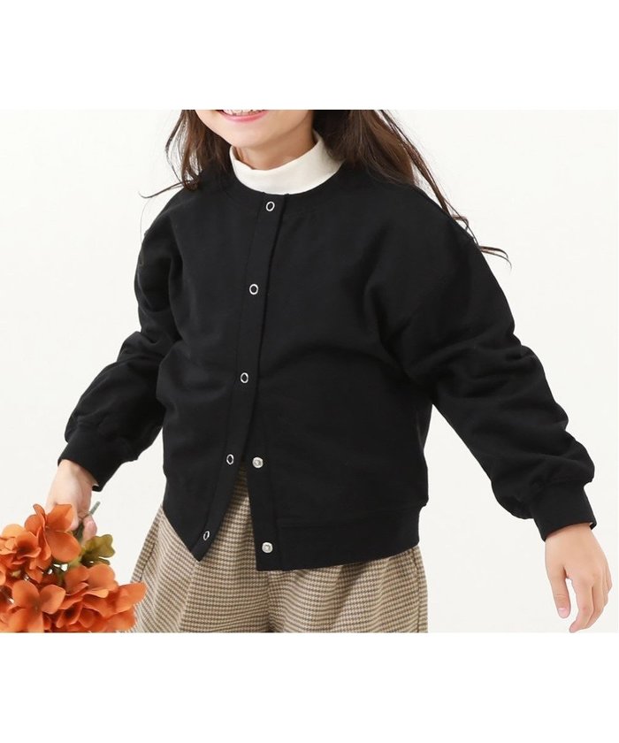【デビロック/devirock / KIDS】の綿100% 2WAY カラーカーディガン カーディガン トップス 25AW インテリア・キッズ・メンズ・レディースファッション・服の通販 founy(ファニー) https://founy.com/ ファッション Fashion キッズファッション Fashion for Kids トップス・カットソー Cut & Sew Tops カーディガン Cardigan, Knitwear スウェット / スエット Sweatshirt, Sweatwear デニム Denim, Jeans Material トレンド Trend, Trending Now フリル Frill, Ruffle おすすめ Recommended / Our Picks 2025年 2025 2025-2026秋冬・A/W Autumn/Winter 2025–26 AW25–26 |ID: prp329100004692749 ipo3291000000034075807