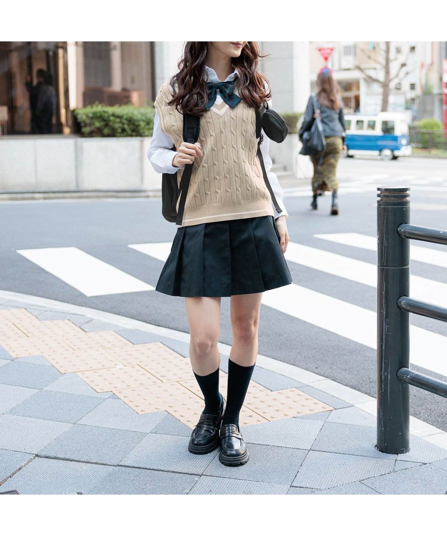【グローバルワーク/GLOBAL WORK / KIDS】のラインサマーベスト/AND YUA ANY/452260 インテリア・キッズ・メンズ・レディースファッション・服の通販 founy(ファニー) 　ファッション　Fashion　キッズファッション　Fashion for Kids　おすすめ　Recommended / Our Picks　サマー　Summer, Summer Style　ベスト　Vest, Waistcoat　ポロシャツ　Polo Shirt, Collared Tee　ベージュ50|ID: prp329100004692780 ipo3291000000033884988