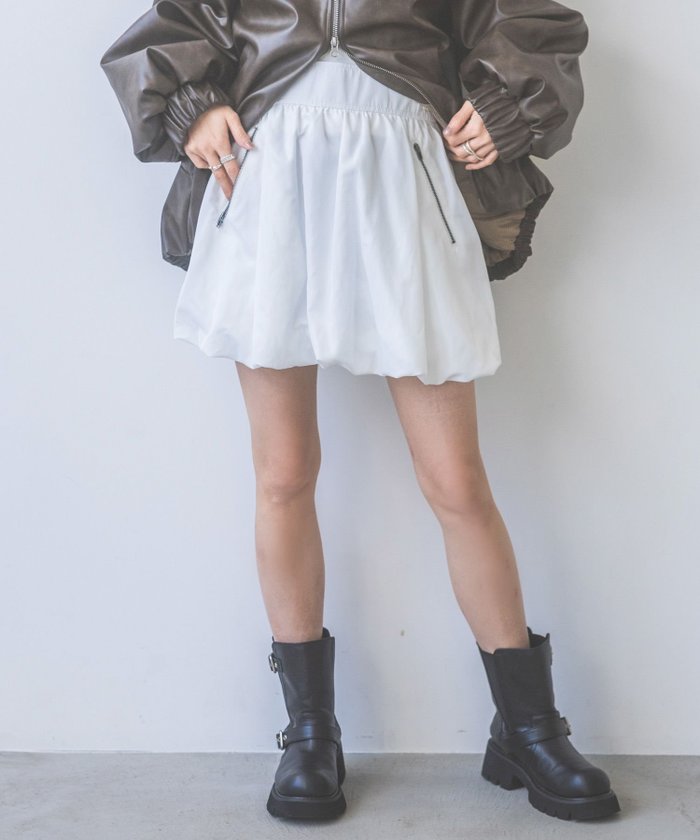 【ジーナシス/JEANASiS】のバルーンミニスカート インテリア・キッズ・メンズ・レディースファッション・服の通販 founy(ファニー) https://founy.com/ ファッション Fashion レディースファッション Fashion for Women スカート Skirts ミニスカート Mini Skirts おすすめ Recommended / Our Picks ガーリー Girly, Feminine Style ジャケット Jacket, Outerwear トレンド Trend, Trending Now バルーン Balloon, Balloon Silhouette フィット Fit, Slim Fit ミニスカート Mini Skirt, Short Skirt ヴィンテージ Vintage Style |ID: prp329100004692791 ipo3291000000033885033