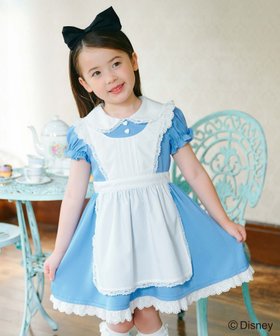 【エニー/ANY / KIDS】の【ディズニー/ふしぎの国のアリス】なりきりワンピース 人気、トレンドファッション・服の通販 founy(ファニー) ファッション Fashion キッズファッション Fashion for Kids ワンピース Dresses コスチューム Costume, Outfit リボン Ribbon, Bow レース Lace, Lace Fabric |ID:prp329100004692801