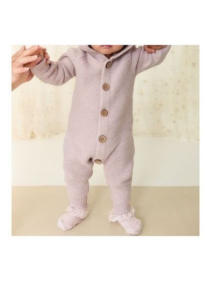 【その他のブランド/Other】のくま耳ニットカバーオール インテリア・キッズ・メンズ・レディースファッション・服の通販 founy(ファニー) https://founy.com/ ファッション Fashion レディースファッション Fashion for Women トップス・カットソー Cut & Sew Tops ニット Knit Tops & Sweaters ギフト プレゼント Gift / Present ロンパース Romper, Jumpsuit |ID: prp329100004692803 ipo3291000000033885080