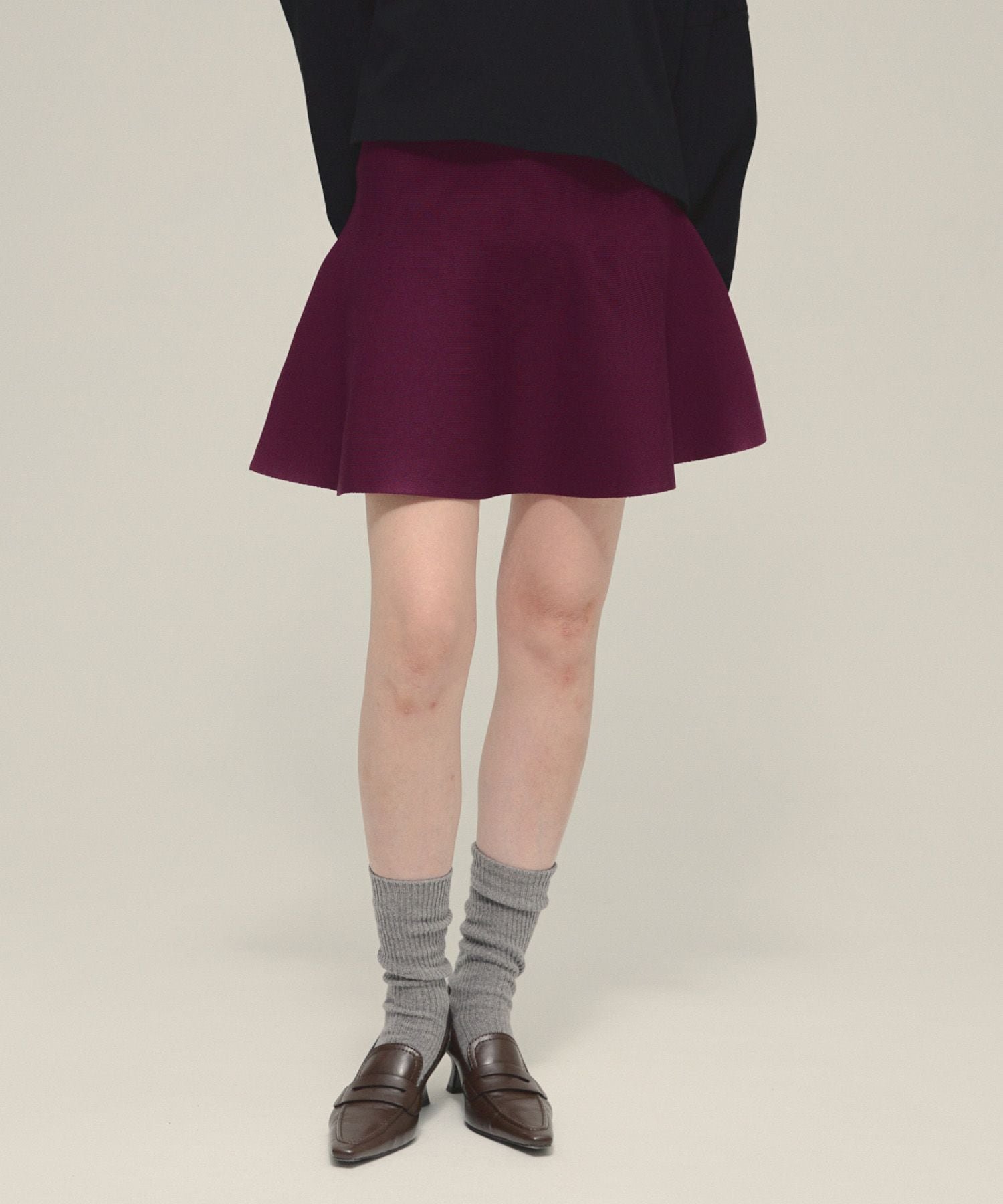 【ジーナシス/JEANASiS】のFlare Mini Skirt インテリア・キッズ・メンズ・レディースファッション・服の通販 founy(ファニー) 　ファッション　Fashion　レディースファッション　Fashion for Women　スカート　Skirts　ミニスカート　Mini Skirts　おすすめ　Recommended / Our Picks　フレア　Flare, Flared　ミニスカート　Mini Skirt, Short Skirt　ボルドー|ID: prp329100004692816 ipo3291000000033885136