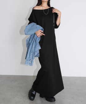 【アンドミー/andme】のオフショルダー スウェット ワンピース 人気、トレンドファッション・服の通販 founy(ファニー) ファッション Fashion レディースファッション Fashion for Women ワンピース Dresses おすすめ Recommended / Our Picks カットソー Cut and Sewn Top ショート Short, Short Length スウェット / スエット Sweatshirt, Sweatwear スリット Slit, Slit Detail バランス Balance, Style Balance ポケット Pocket, Pocket Detail リラックス Relax, Relaxed Fit 長袖 Long Sleeve, Full Sleeve |ID:prp329100004692919