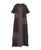 【コンバーストウキョウ/CONVERSE TOKYO】の【HL】PATCHWORK RIB DRESS 人気、トレンドファッション・服の通販 founy(ファニー) ファッション Fashion レディースファッション Fashion for Women ワンピース Dresses フォーマル・パーティードレス・結婚式用ドレス Elegant & Casual Dresses カットソー Cut and Sewn Top パッチワーク Patchwork, Mixed Fabric ポケット Pocket, Pocket Detail マキシ Maxi, Full Length ラウンド Round, Round Neck リラックス Relax, Relaxed Fit ワイド Wide, Wide Fit 無地 Plain, Solid Color thumbnail ブラウン|ID: prp329100004692930 ipo3291000000033885563