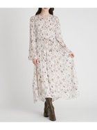 【セルフォード/CELFORD】のフラワープリントプリーツワンピース 人気、トレンドファッション・服の通販 founy(ファニー) ファッション Fashion レディースファッション Fashion for Women ワンピース Dresses おすすめ Recommended / Our Picks ジャカード／ジャガード Jacquard, Woven Pattern スキッパー Skipper, Open Collar フィット Fit, Slim Fit プリント Print, Printed Pattern プリーツ Pleats, Pleated リボン Ribbon, Bow エレガント 上品 Elegant thumbnail PBEG[036]|ID: prp329100004692931 ipo3291000000033885571