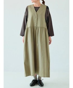 【ルディックパーク/LUDIC PARK】の先染めツイルジャンパースカート 人気、トレンドファッション・服の通販 founy(ファニー) ファッション Fashion レディースファッション Fashion for Women スカート Skirts おすすめ Recommended / Our Picks カットソー Cut and Sewn Top |ID:prp329100004692967