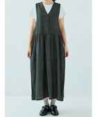【ルディックパーク/LUDIC PARK】の先染めツイルジャンパースカート 人気、トレンドファッション・服の通販 founy(ファニー) ファッション Fashion レディースファッション Fashion for Women スカート Skirts おすすめ Recommended / Our Picks カットソー Cut and Sewn Top thumbnail 黒|ID: prp329100004692967 ipo3291000000033885716