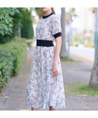 【ドレステリア/DRESSTERIOR】の【大人百花春号掲載 モデル美香さん着用】シアーフラワープリントハーフスリーブワンピース ライトベージュ|ID: prp329100004692974 ipo3291000000033885749