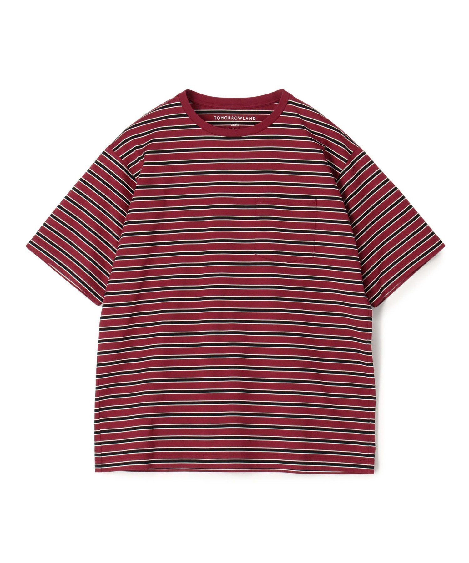 【トゥモローランド/TOMORROWLAND / MEN】のギザコットン ハーフスリーブ ポケットTシャツ インテリア・キッズ・メンズ・レディースファッション・服の通販 founy(ファニー) 　ファッション　Fashion　メンズファッション　Fashion for Men　スリーブ　Sleeve, Long Sleeve / Short Sleeve　ハーフ　Half, Half-Length　ポケット　Pocket, Pocket Detail　リラックス　Relax, Relaxed Fit　エレガント 上品　Elegant　半袖　Short Sleeve, Half Sleeve　夏　Summer　36 レッド系|ID: prp329100004692982 ipo3291000000033885771