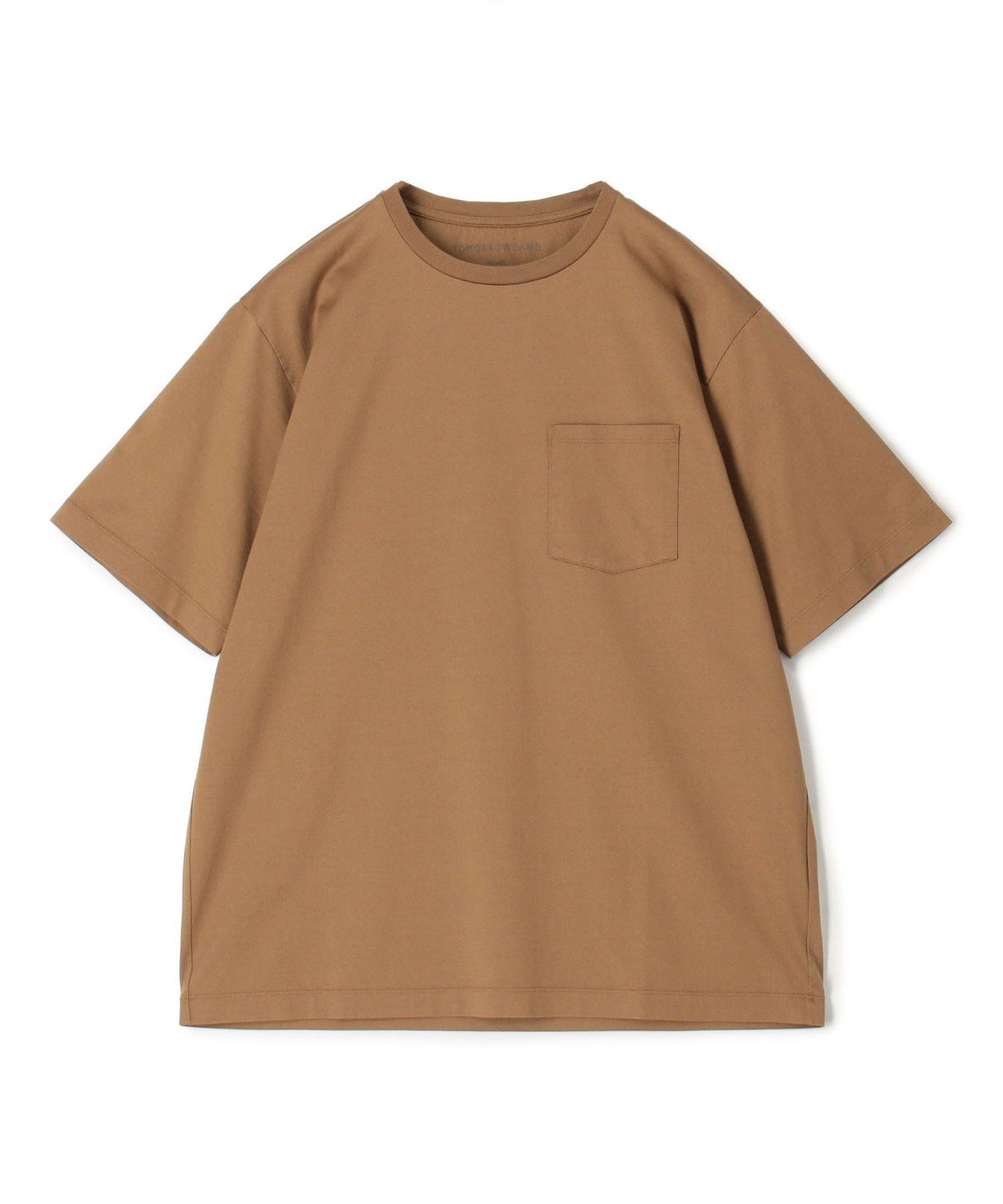 【トゥモローランド/TOMORROWLAND / MEN】のギザコットン ハーフスリーブ ポケットTシャツ インテリア・キッズ・メンズ・レディースファッション・服の通販 founy(ファニー) 　ファッション　Fashion　メンズファッション　Fashion for Men　スリーブ　Sleeve, Long Sleeve / Short Sleeve　ハーフ　Half, Half-Length　ポケット　Pocket, Pocket Detail　リラックス　Relax, Relaxed Fit　エレガント 上品　Elegant　半袖　Short Sleeve, Half Sleeve　夏　Summer　45 キャメル|ID: prp329100004692982 ipo3291000000033885773