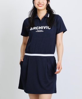 【アルチビオ/archivio】の【アルチビオ公式】リブ切替UVスムースワンピース 人気、トレンドファッション・服の通販 founy(ファニー) ファッション Fashion レディースファッション Fashion for Women ワンピース Dresses プリント Print, Printed Pattern 切替 Switching, Contrast Panel 半袖 Short Sleeve, Half Sleeve |ID:prp329100004693027