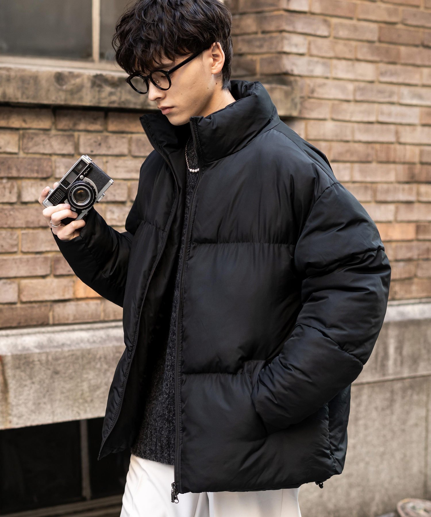 【ロッキーモンロー/Rocky Monroe】のオーバーサイズファイバーダウン中綿ジャケット インテリア・キッズ・メンズ・レディースファッション・服の通販 founy(ファニー) 　ファッション　Fashion　レディースファッション　Fashion for Women　アウター　Coat / Outerwear Collection　レディースジャケット・軽アウター　Jackets　アウトドア　Outdoor Clothing　ジャケット　Jacket, Outerwear　ダウン　Down, Puffer　軽量　Lightweight, Ultra Light　ブラック|ID: prp329100004693191 ipo3291000000033887201
