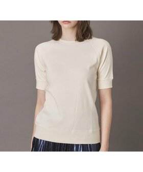 【ドレステリア/DRESSTERIOR】のラグランハーフスリーブプルオーバー 人気、トレンドファッション・服の通販 founy(ファニー) ファッション Fashion レディースファッション Fashion for Women トップス・カットソー Cut & Sew Tops カジュアルプルオーバー・ニットトップス Pullovers & Knit Tops / Casual Pullovers コンパクト Compact, Small Size シンプル Simple, Minimal スリーブ Sleeve, Long Sleeve / Short Sleeve |ID:prp329100004693198