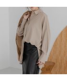 【エルーラ/Elura】のアイロンいらずワイドシャツ/578317 人気、トレンドファッション・服の通販 founy(ファニー) ファッション Fashion レディースファッション Fashion for Women トップス・カットソー Cut & Sew Tops シャツ・ブラウス・オフィスカジュアル Elegant Blouses & Button-Ups カフス Cuff Design スタイリッシュ Stylish, Fashionable スリット Slit, Slit Detail スリム Slim, Slim Fit ブラウジング Blouson Silhouette, Cinched Waist ボトム Bottoms, Lower Wear リラックス Relax, Relaxed Fit ループ Loop, Loop Knit ワイド Wide, Wide Fit エレガント 上品 Elegant thumbnail ベージュ52|ID: prp329100004693229 ipo3291000000033887408