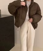 【ミニミニストア/miniministore】のダウンジャケット エコダウンブルゾン防寒 ブラウン|ID: prp329100004693244 ipo3291000000033887497