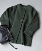 【ジャーナルスタンダード/JOURNAL STANDARD】のスーパー140ビーバーノーカラーミドルコート 人気、トレンドファッション・服の通販 founy(ファニー) ファッション Fashion レディースファッション Fashion for Women アウター Coat / Outerwear Collection コート・ロングコート・ピーコート Long Coats, Peacoats & More ベーシック Basic, Essential ミドル Middle Length, Mid Height エレガント 上品 Elegant thumbnail グリーン|ID: prp329100004693261 ipo3291000000034881106