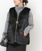 【ジャーナルスタンダード レリューム/JOURNAL STANDARD relume】の【BARBOUR/バブアー】 KARIN FAUX FUR GILET ベスト 人気、トレンドファッション・服の通販 founy(ファニー) ファッション Fashion レディースファッション Fashion for Women アウター Coat / Outerwear Collection トップス・カットソー Cut & Sew Tops ベスト&ジレ / 重ね着スタイル Vests & Gilets アウトドア Outdoor Clothing ウォーム Warm Fabric キルティング Quilted, Quilting ジャケット Jacket, Outerwear スリーブ Sleeve, Long Sleeve / Short Sleeve 人気 Popular, Best Seller ベスト Vest, Waistcoat ポケット Pocket, Pocket Detail ロング Long, Long-Length 2025年 2025 2025-2026秋冬・A/W Autumn/Winter 2025–26 AW25–26 thumbnail ブラック|ID: prp329100004693281 ipo3291000000034925692