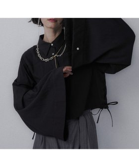 【ハレ/HARE】のJAPOMODE2WAYシャツ 人気、トレンドファッション・服の通販 founy(ファニー) ファッション Fashion レディースファッション Fashion for Women トップス・カットソー Cut & Sew Tops シャツ・ブラウス・オフィスカジュアル Elegant Blouses & Button-Ups アクセサリー Fashion Accessories ウェーブ Wavy Pattern クール Cool, Chic ショート Short, Short Length ジップ Zip, Zipper ストレート Straight, Straight Cut スリーブ Sleeve, Long Sleeve / Short Sleeve デコルテ Décolleté, Neckline フレア Flare, Flared 無地 Plain, Solid Color リラックス Relax, Relaxed Fit おすすめ Recommended / Our Picks 夏 Summer |ID:prp329100004693342