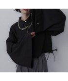 【ハレ/HARE】のJAPOMODE2WAYシャツ 人気、トレンドファッション・服の通販 founy(ファニー) ファッション Fashion レディースファッション Fashion for Women トップス・カットソー Cut & Sew Tops シャツ・ブラウス・オフィスカジュアル Elegant Blouses & Button-Ups アクセサリー Fashion Accessories ウェーブ Wavy Pattern クール Cool, Chic ショート Short, Short Length ジップ Zip, Zipper ストレート Straight, Straight Cut スリーブ Sleeve, Long Sleeve / Short Sleeve デコルテ Décolleté, Neckline フレア Flare, Flared 無地 Plain, Solid Color リラックス Relax, Relaxed Fit おすすめ Recommended / Our Picks 夏 Summer thumbnail ブラック09|ID: prp329100004693342 ipo3291000000034124630