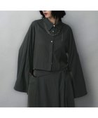【ハレ/HARE】のJAPOMODE2WAYシャツ 人気、トレンドファッション・服の通販 founy(ファニー) ファッション Fashion レディースファッション Fashion for Women トップス・カットソー Cut & Sew Tops シャツ・ブラウス・オフィスカジュアル Elegant Blouses & Button-Ups アクセサリー Fashion Accessories ウェーブ Wavy Pattern クール Cool, Chic ショート Short, Short Length ジップ Zip, Zipper ストレート Straight, Straight Cut スリーブ Sleeve, Long Sleeve / Short Sleeve デコルテ Décolleté, Neckline フレア Flare, Flared 無地 Plain, Solid Color リラックス Relax, Relaxed Fit おすすめ Recommended / Our Picks 夏 Summer thumbnail グレーグリーン18|ID: prp329100004693342 ipo3291000000034124633