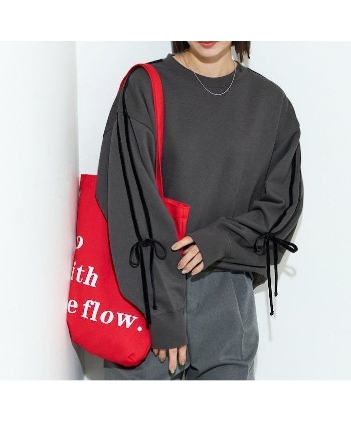 【フリークスストア/FREAK'S STORE】のベロア リボン ライン 裏起毛 スウェット プルオーバー【限定展開】 25AW インテリア・キッズ・メンズ・レディースファッション・服の通販 founy(ファニー) 　ファッション　Fashion　レディースファッション　Fashion for Women　トップス・カットソー　Cut & Sew Tops　レディースパーカー・カジュアルフーディー　Casual Hoodies & Sweatshirts　カジュアルプルオーバー・ニットトップス　Pullovers & Knit Tops / Casual Pullovers　スウェット・クルーネックトップス　Sweatshirts & Crewnecks / Relaxed Fit Sweat Tops　ベロアトップス　Velour Tops / Velvet-Look Items　2025年　2025　2025-2026秋冬・A/W　Autumn/Winter 2025–26 AW25–26　冬　Winter / This Winter　おすすめ　Recommended / Our Picks　スウェット / スエット　Sweatshirt, Sweatwear　スポーティ　Sporty, Casual Athletic　スリーブ　Sleeve, Long Sleeve / Short Sleeve　タートルネック　Turtleneck, High Neck　デニム　Denim, Jeans Material　ビッグ　Big, Oversized　ベロア　Velour, Soft Velvet　リボン　Ribbon, Bow　ワイド　Wide, Wide Fit　人気　Popular, Best Seller　A/W・秋冬　Autumn/Winter　ブラック|ID: prp329100004693347 ipo3291000000036069743