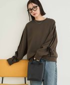 【フリークスストア/FREAK'S STORE】のベロア リボン ライン 裏起毛 スウェット プルオーバー【限定展開】 25AW ブラウン|ID: prp329100004693347 ipo3291000000036300789