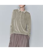 【ユナイテッドアローズ/UNITED ARROWS】の6(ROKU) シアー ベロア シャツプルオーバー MD.GRAY|ID: prp329100004693388 ipo3291000000034124508