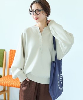 【フリークスストア/FREAK'S STORE】のスウェットライク ヘンリーネック ニット プルオーバー【限定展開】 人気、トレンドファッション・服の通販 founy(ファニー) ファッション Fashion レディースファッション Fashion for Women トップス・カットソー Cut & Sew Tops ニット Knit Tops & Sweaters レディースパーカー・カジュアルフーディー Casual Hoodies & Sweatshirts カジュアルプルオーバー・ニットトップス Pullovers & Knit Tops / Casual Pullovers スウェット・クルーネックトップス Sweatshirts & Crewnecks / Relaxed Fit Sweat Tops カーディガン Cardigan, Knitwear ショート Short, Short Length シンプル Simple, Minimal スウェット / スエット Sweatshirt, Sweatwear スニーカー Sneakers, Trainers スラックス Slacks, Dress Pants ダウン Down, Puffer デニム Denim, Jeans Material フロント Front, Front Design ボトム Bottoms, Lower Wear リラックス Relax, Relaxed Fit A/W・秋冬 Autumn/Winter 冬 Winter / This Winter おすすめ Recommended / Our Picks |ID:prp329100004693426