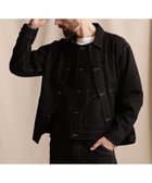 【ショット/Schott / MEN】のOLD HICKORY DENIM JACKET/オールドヒッコリーデニムジャケット 人気、トレンドファッション・服の通販 founy(ファニー) ファッション Fashion メンズファッション Fashion for Men インディゴ Indigo Denim ストライプ Stripe, Striped Pattern バランス Balance, Style Balance プリント Print, Printed Pattern thumbnail ブラック|ID: prp329100004693456 ipo3291000000033889152
