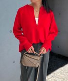 【スタイルドア/STYLEDOOR】のフロント2wayニットプルオーバー 人気、トレンドファッション・服の通販 founy(ファニー) ファッション Fashion レディースファッション Fashion for Women トップス・カットソー Cut & Sew Tops ニット Knit Tops & Sweaters カジュアルプルオーバー・ニットトップス Pullovers & Knit Tops / Casual Pullovers インナー Innerwear キャミソール Camisole, Spaghetti Strap Top クール Cool, Chic サテン Satin, Glossy Fabric シンプル Simple, Minimal タンク Tank Top, Sleeveless Top タートル Turtleneck, Turtle Collar デニム Denim, Jeans Material フロント Front, Front Design ベーシック Basic, Essential ボトム Bottoms, Lower Wear ボーダー Border, Stripe 無地 Plain, Solid Color ワイド Wide, Wide Fit thumbnail レッド|ID: prp329100004693469 ipo3291000000034030238