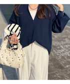 【スタイルドア/STYLEDOOR】のフロント2wayニットプルオーバー 人気、トレンドファッション・服の通販 founy(ファニー) ファッション Fashion レディースファッション Fashion for Women トップス・カットソー Cut & Sew Tops ニット Knit Tops & Sweaters カジュアルプルオーバー・ニットトップス Pullovers & Knit Tops / Casual Pullovers インナー Innerwear キャミソール Camisole, Spaghetti Strap Top クール Cool, Chic サテン Satin, Glossy Fabric シンプル Simple, Minimal タンク Tank Top, Sleeveless Top タートル Turtleneck, Turtle Collar デニム Denim, Jeans Material フロント Front, Front Design ベーシック Basic, Essential ボトム Bottoms, Lower Wear ボーダー Border, Stripe 無地 Plain, Solid Color ワイド Wide, Wide Fit thumbnail ネイビー|ID: prp329100004693469 ipo3291000000034030250