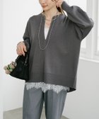 【スタイルドア/STYLEDOOR】のフロント2wayニットプルオーバー 人気、トレンドファッション・服の通販 founy(ファニー) ファッション Fashion レディースファッション Fashion for Women トップス・カットソー Cut & Sew Tops ニット Knit Tops & Sweaters カジュアルプルオーバー・ニットトップス Pullovers & Knit Tops / Casual Pullovers インナー Innerwear キャミソール Camisole, Spaghetti Strap Top クール Cool, Chic サテン Satin, Glossy Fabric シンプル Simple, Minimal タンク Tank Top, Sleeveless Top タートル Turtleneck, Turtle Collar デニム Denim, Jeans Material フロント Front, Front Design ベーシック Basic, Essential ボトム Bottoms, Lower Wear ボーダー Border, Stripe 無地 Plain, Solid Color ワイド Wide, Wide Fit thumbnail チャコール|ID: prp329100004693469 ipo3291000000036071208