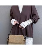【スタイルドア/STYLEDOOR】のフロント2wayニットプルオーバー 人気、トレンドファッション・服の通販 founy(ファニー) ファッション Fashion レディースファッション Fashion for Women トップス・カットソー Cut & Sew Tops ニット Knit Tops & Sweaters カジュアルプルオーバー・ニットトップス Pullovers & Knit Tops / Casual Pullovers インナー Innerwear キャミソール Camisole, Spaghetti Strap Top クール Cool, Chic サテン Satin, Glossy Fabric シンプル Simple, Minimal タンク Tank Top, Sleeveless Top タートル Turtleneck, Turtle Collar デニム Denim, Jeans Material フロント Front, Front Design ベーシック Basic, Essential ボトム Bottoms, Lower Wear ボーダー Border, Stripe 無地 Plain, Solid Color ワイド Wide, Wide Fit thumbnail ブラウン|ID: prp329100004693469 ipo3291000000036071245